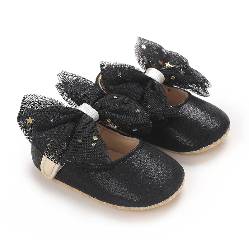 Summer fashion new bow princess style baby girl walking shoes