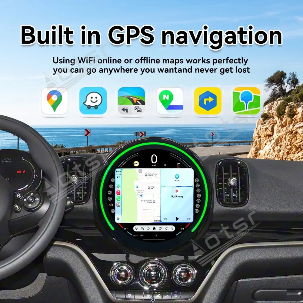 For MINI Countryman F60 2017-2026 Android Car Radio CarPlay GPS Navigation Multimedia Stereo Head Unit