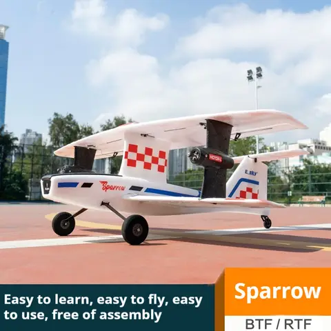 ESKY Sparrow 고정 날개 보급형 이동하기 쉬운 제어 EPP 무인 초보자 연습 복엽 비행기 원격 제어 모델 항공기