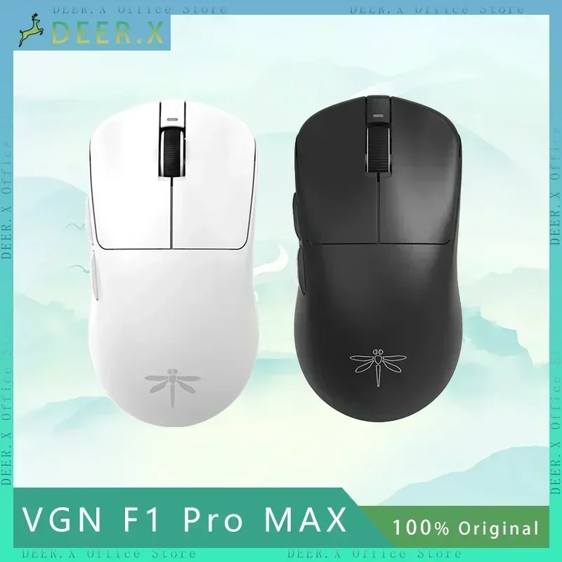 VGN Dragonfly F1 Pro MAX 2 Mode Wireless Mouse Lightweight 2.4G Type-C Wired Office Mouse Low Latency Customized Gaming Mouse