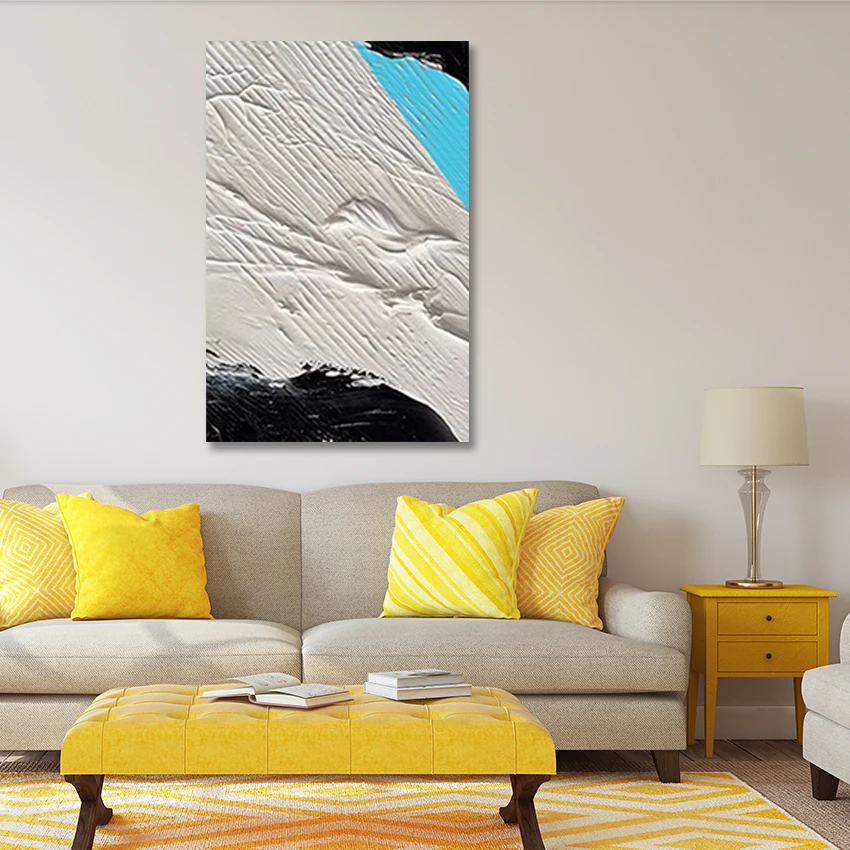 

Безрамные картины маслом с ножом, художественная стена акрилового дизайна, абстрактное украшение картины, рулон холста, произведения искусства ручной работы, большой размер