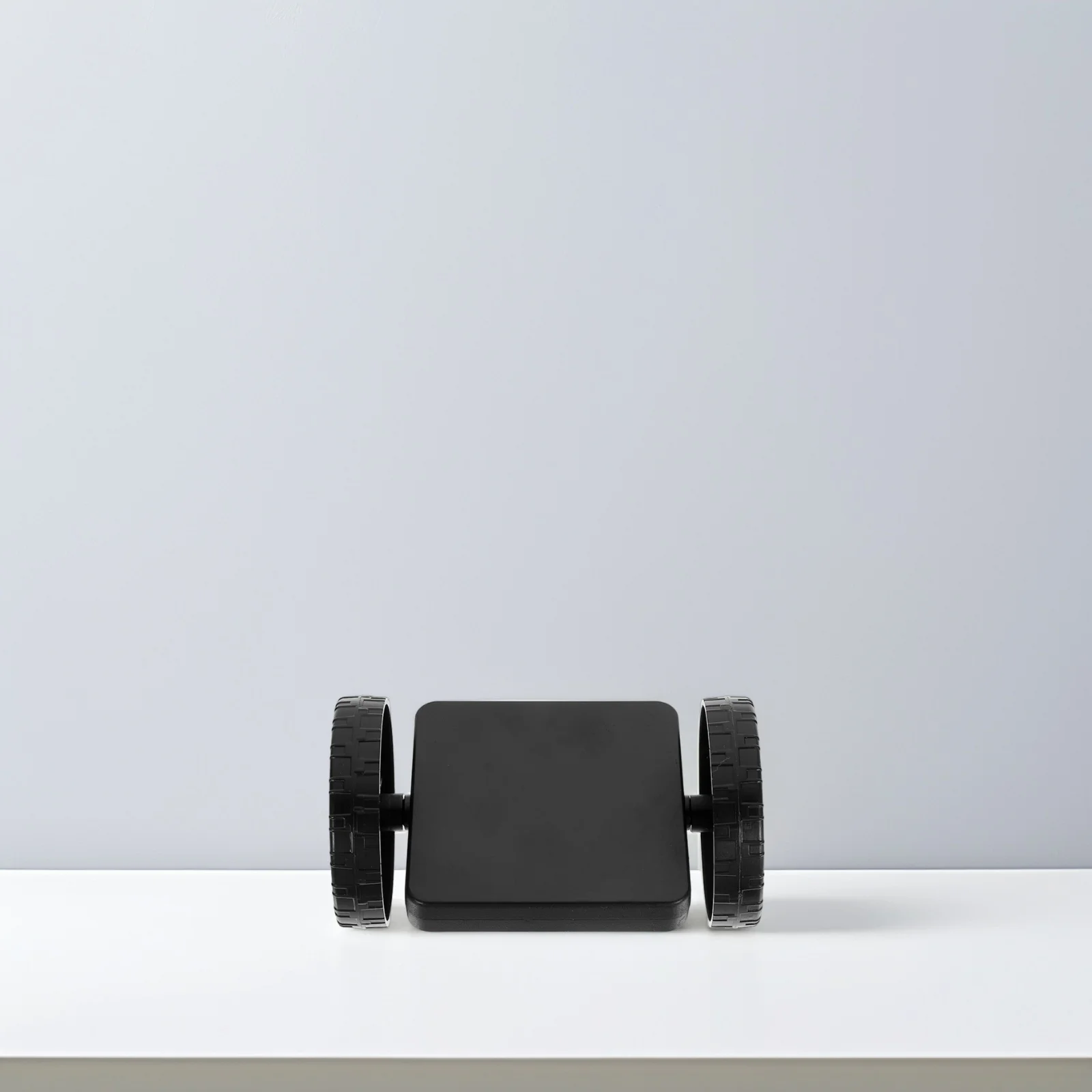 Ruedas de construcción magnéticas para niños, 2 uds., color negro, DIY, forma 2D 3D, creatividad, desarrollo del cerebro, ruedas de juguete