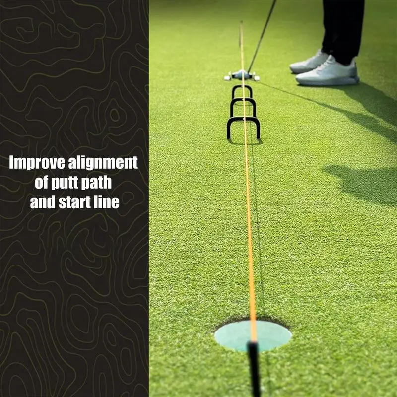 

Golf Training Aid Portable Practice Putting Gates Portable Compact Kit with Combination Design for Yard Lawn