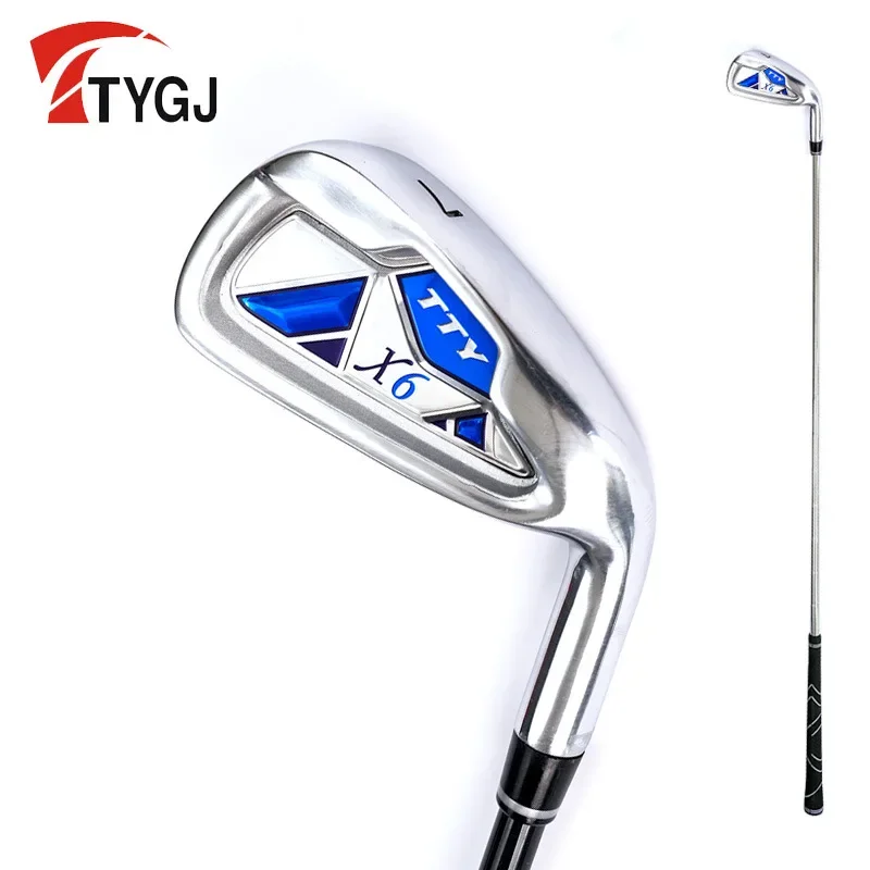 Iron 7 Practice Golf 7 Club with Steel and Graphite Shaft for Beginner Men's and Women's Training Golf Vii Irons Club X6