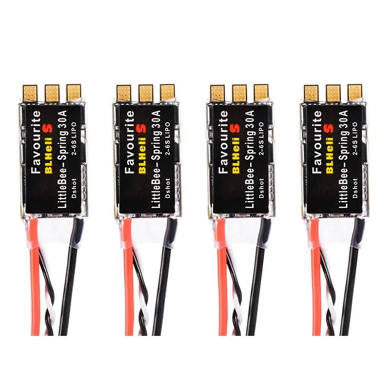 4PCS ESC Blheli-S Electronic Speed Controller Support DSHOT600 For FPV RC Drone Multicopter Quadcopter