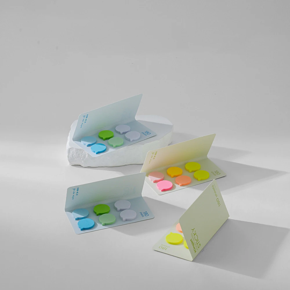 

Circular Bubble/Bar Convenience Sticker DIY Ledger Classification Tags Reading Notes Index Sticker，bookmark