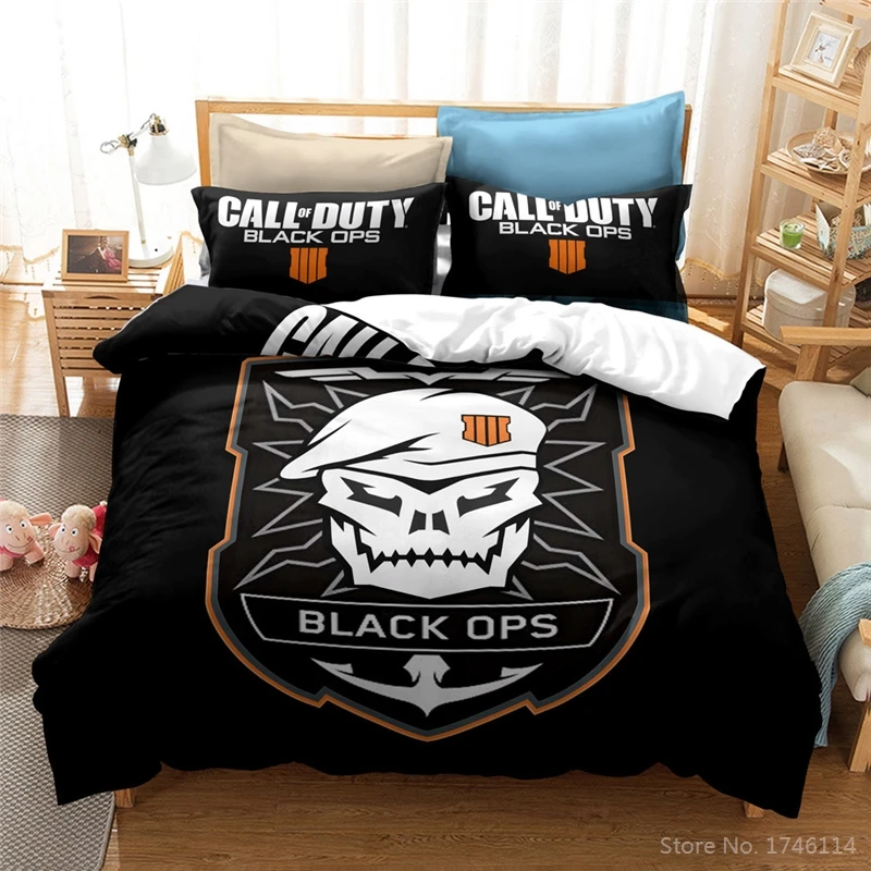 Twin Full Queen King Size Bedding Set Call Duty 3D Cartoon Duvet Cover Comforter Cover Set Soft Comfortable Bed Linen Bedclothes