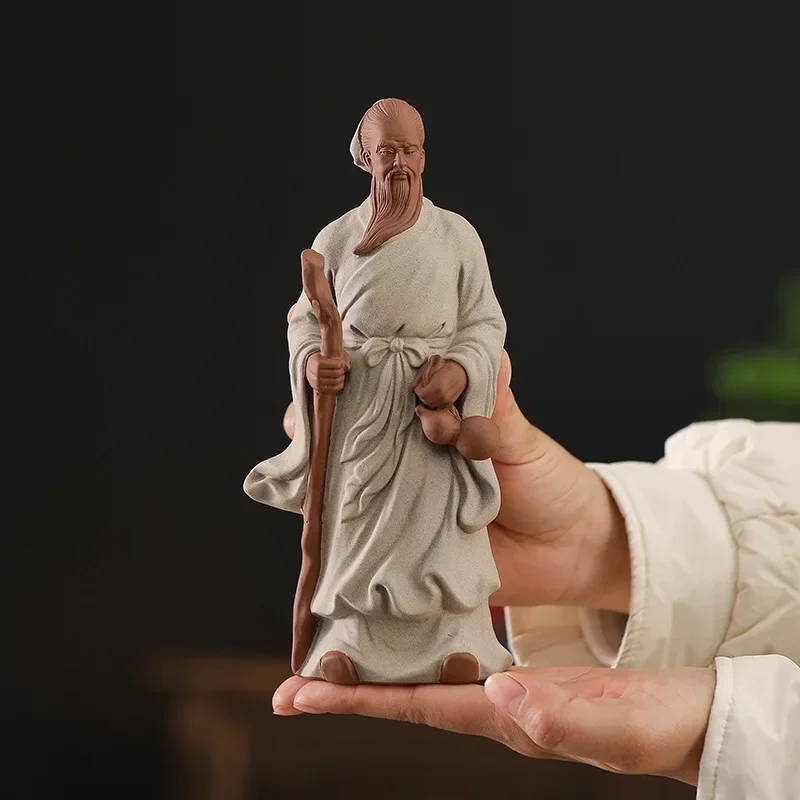 TQH-i7.7 ceramic historical figure ornament ancient famous doctor Li Shizhen Medicine Buddha home living room desktop decoration