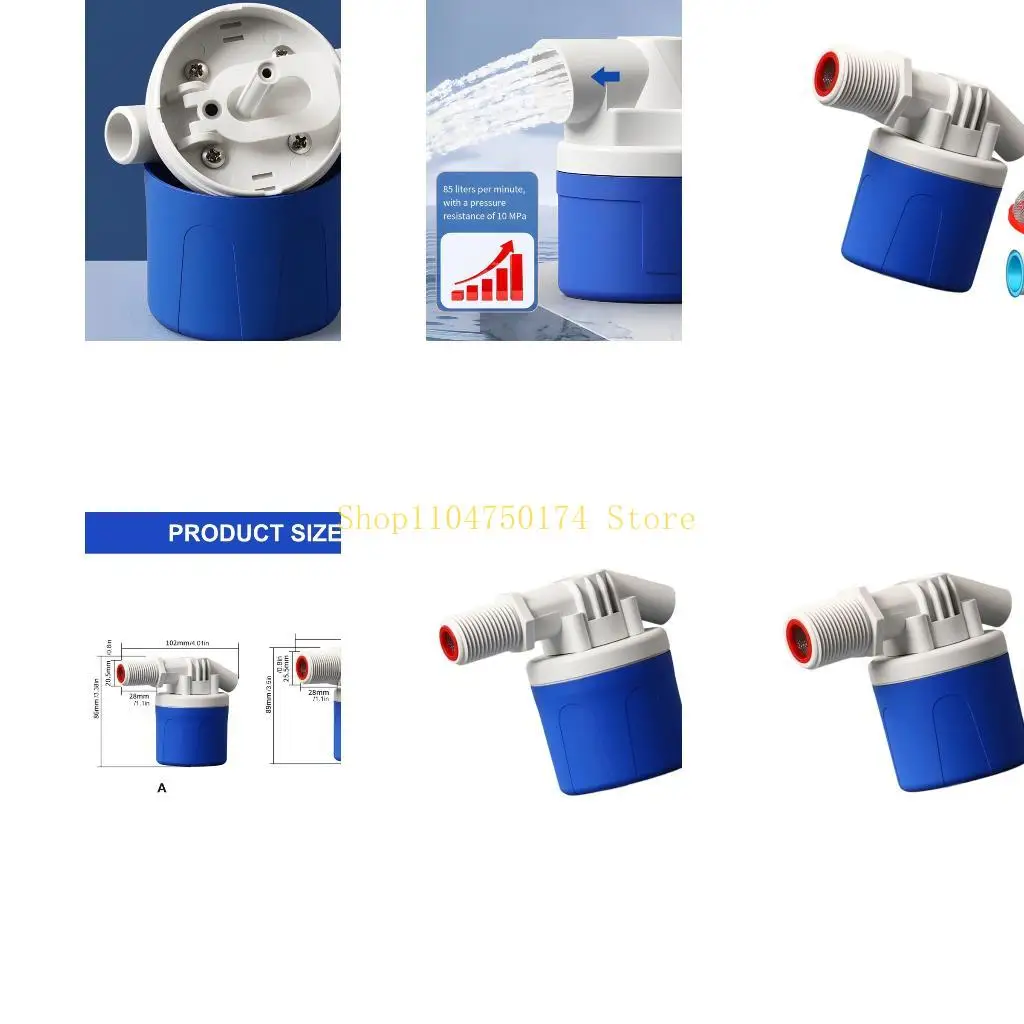 Accuracy Water Level Controllers Nylon Silicone Construction For Cisterns Using Top Sale