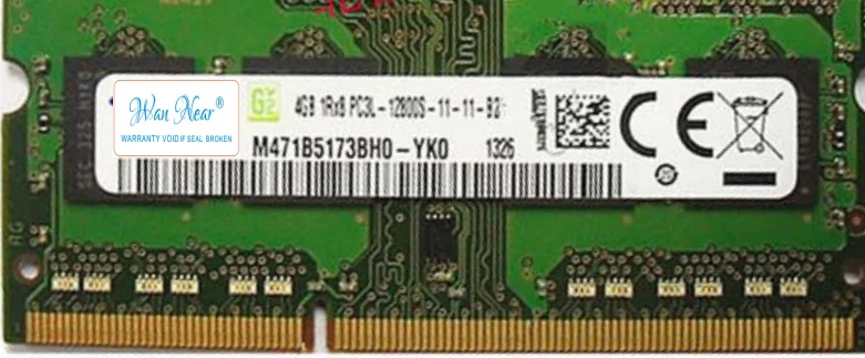 

Для 4GB 1600 1Rx8 PC3L-12800S M471B5173BHO-YKO