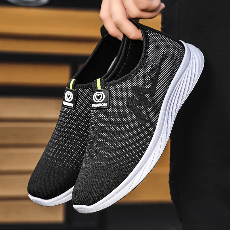 2023 New Men Flat Casual Shoes Fashion Korean Sneakers Male Outdoor Sport Running Shoes Zapatillas Hombre Flat Vulcanized Shoes