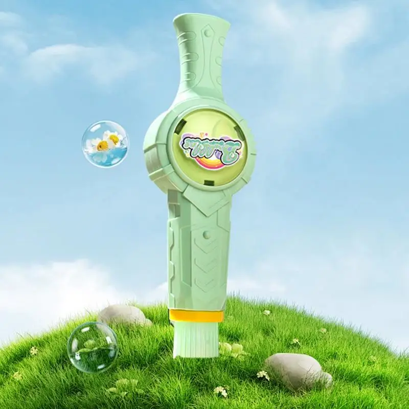 Máquina automática de bolhas para crianças, máquina automática de bolhas recarregável para jogos de quintal, brinquedos interativos para crianças e adultos