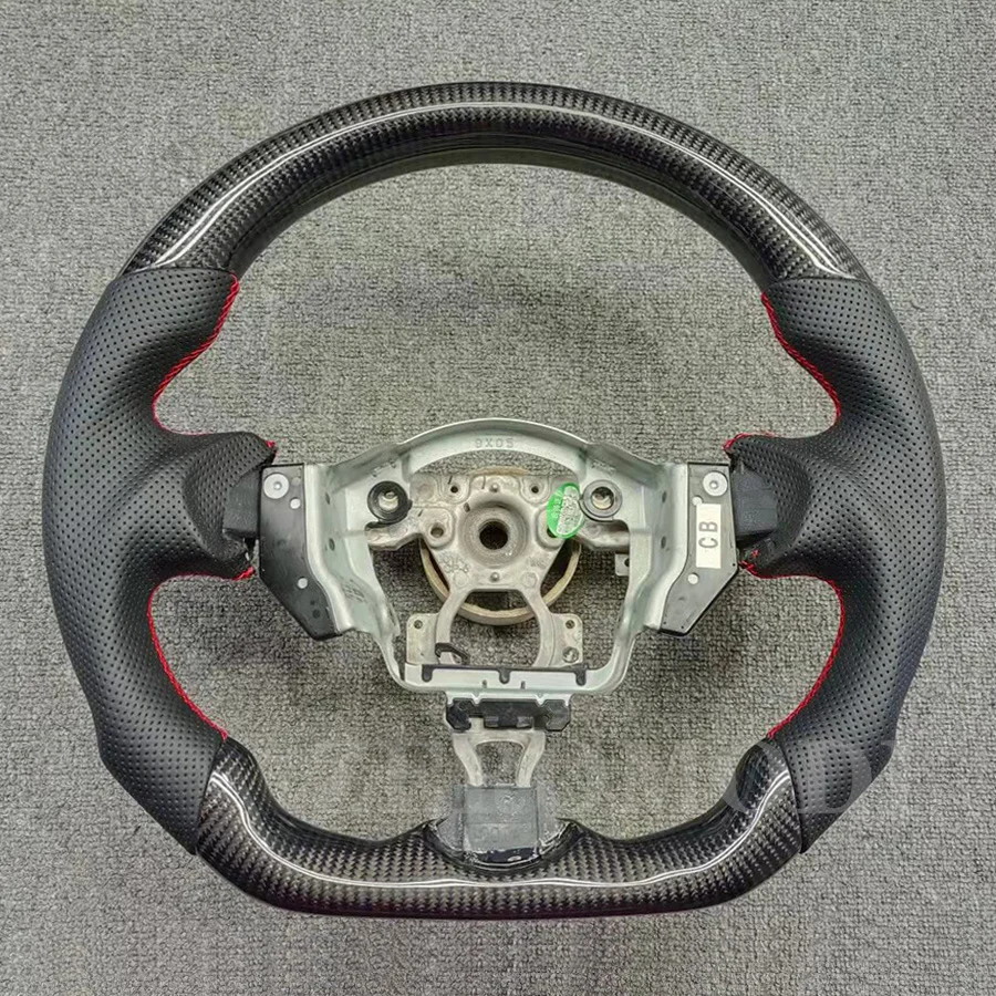 100% Real Carbon Fiber Steering Wheel For Infiniti FX35 FX37 QX70 Nissan 370Z 2009 2010 2011 2012 2013