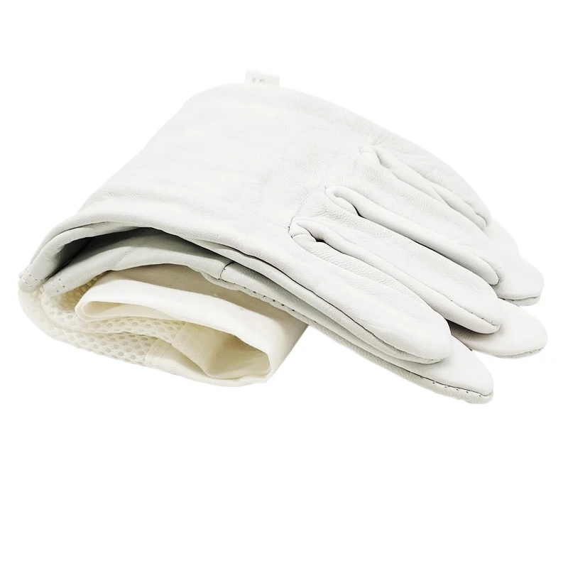 

Beekeeping Protective Beekeeping Gloves Net Goatskin Bee Keeping Vented Long Sleeves Beekeeping Equipment And Tools