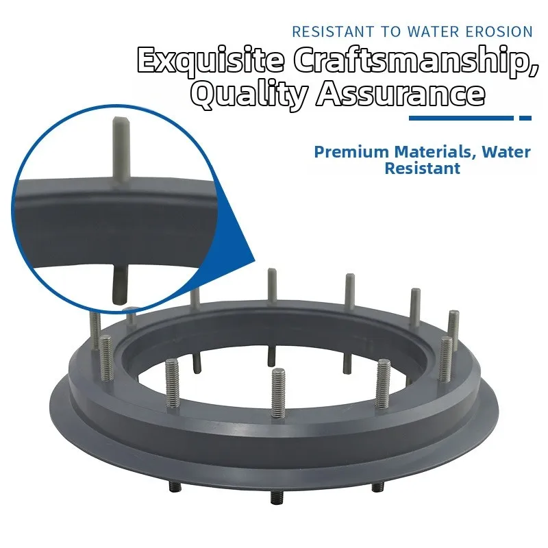 Pool Filter Accessory Sand Filter Head Flange with Double Screws for 1.5 Inch Tank ABS Material Stainless Steel Fasteners