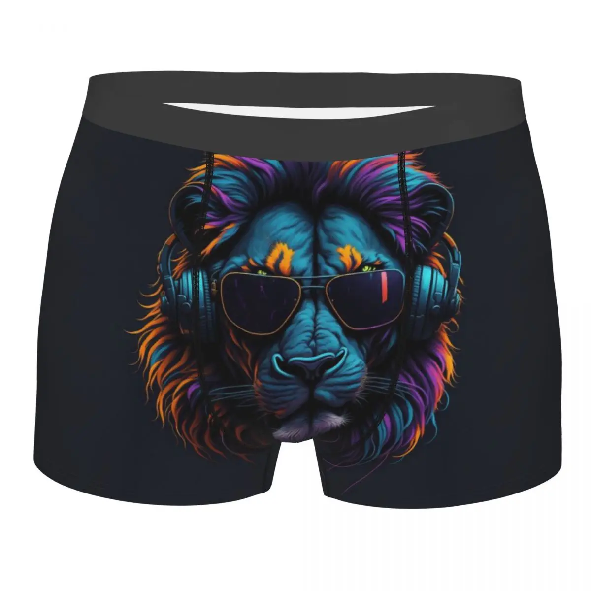 

Cool Animals, Lions, Tigers,Men Underwear, Highly Breathable printing High Quality Gift Idea