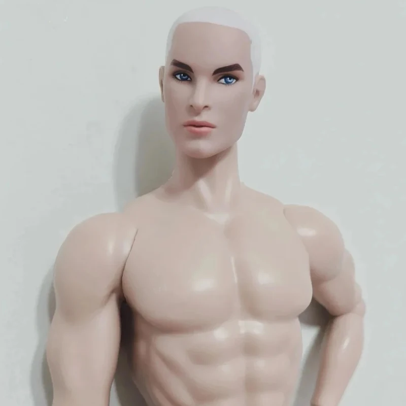 New Version Male Doll Body Figure 1/6 Muscle Soldier Doll Toys 22 Joints Movable Man Doll Normal/dark Brown Skin Male Doll Body