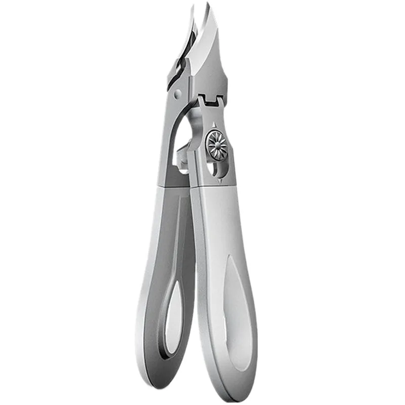 2pcs/set Nail Care Kit Heavy-Duty Precision Cutting for Thick Nails Includes Slant Tweezers Cuticle Pusher Eagle Beak Pliers