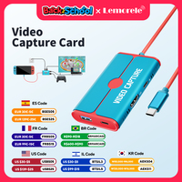 Lemorele USB 3.0 Video Capture Card With 100W PD Type-C to HDMI/USB Video Recorder for Game Recording Live Streaming Grabber