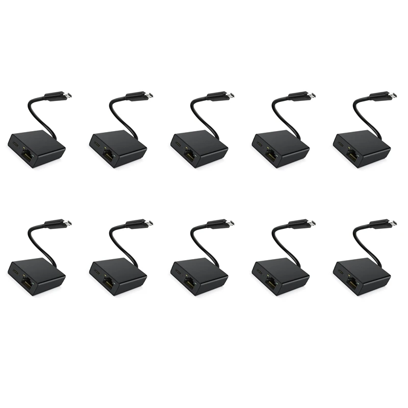 

10X Micro-USB Network Card Ethernet Adapter Micro-USB To 100M Network Card For 4K Fire TV Stick Ethernet Switch Router