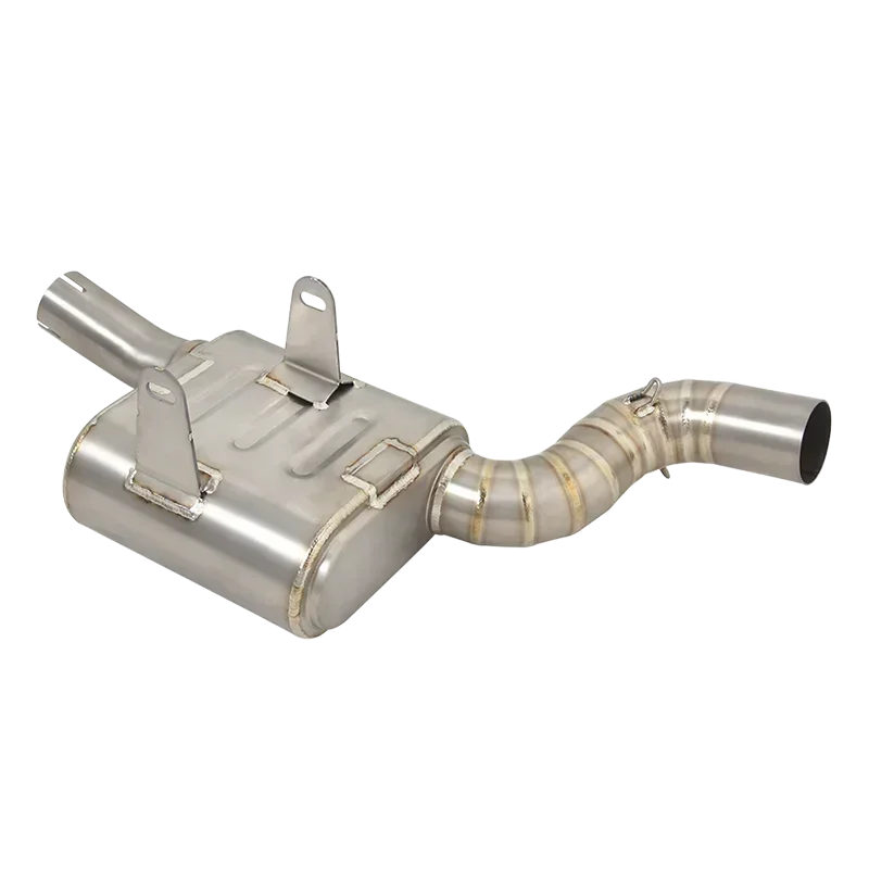 Slip-On For QJMOTOR QJ600GS SRK600 SRK600RR 2020 - 2021 Motorcycle Exhaust Escape Modify Mid Link Pipe Connection 51mm Muffler image 4