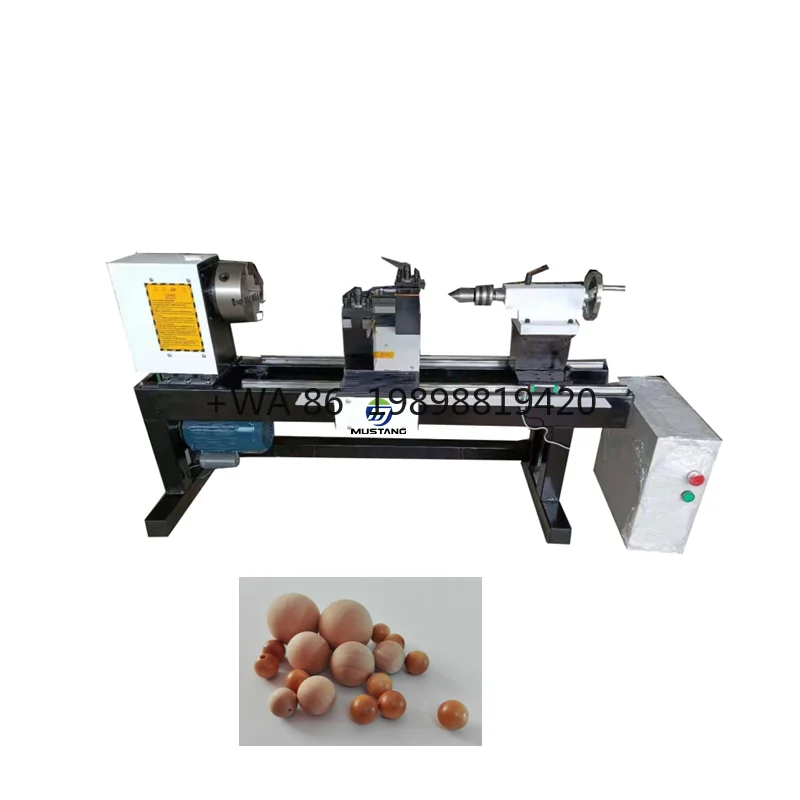 CNC Wood Cups Bowls Making Machine Lathe with 1.1KW Motor Multifunctional MT-A26  4 Axis Small Mini