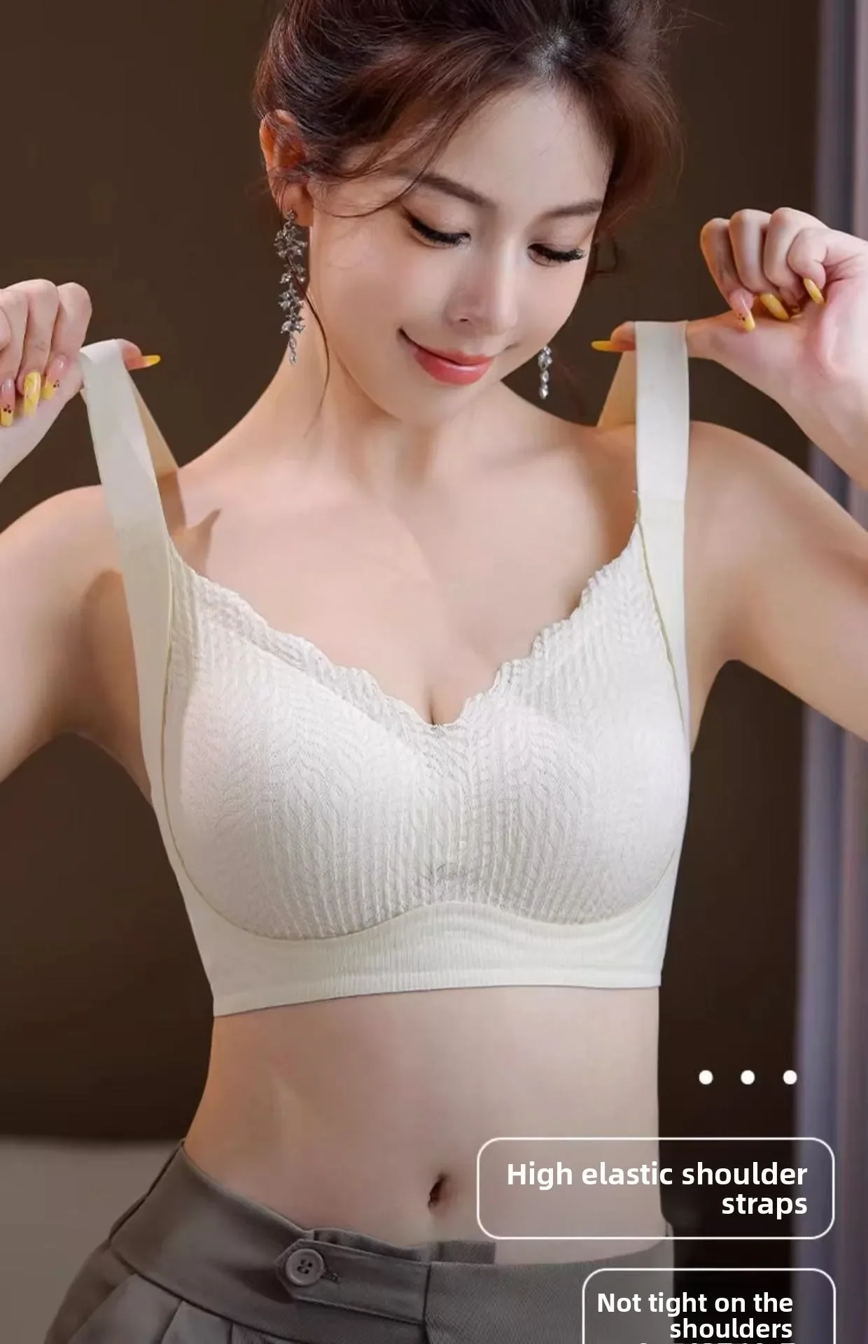 Nahtloser, formgebender BH mit vollständiger Abdeckung, weicher Halt, Seitenkontrolle, Push-Up, Anti-Sag-Bralette für Frauen – Detail 22