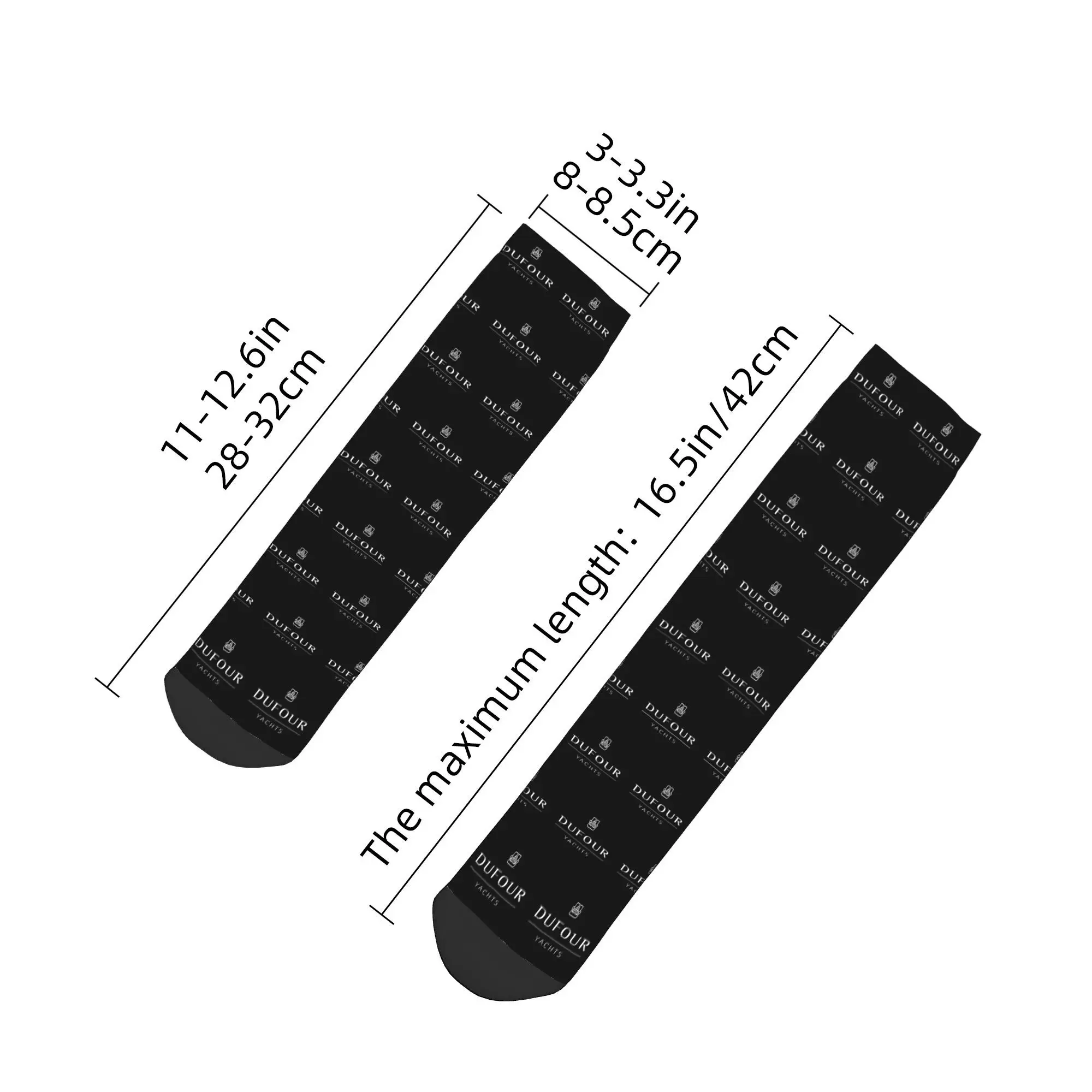 Calcetines de yate Dufour para todas las estaciones, calcetines Harajuku de alta calidad, medias de Hip Hop para hombres y mujeres, regalos