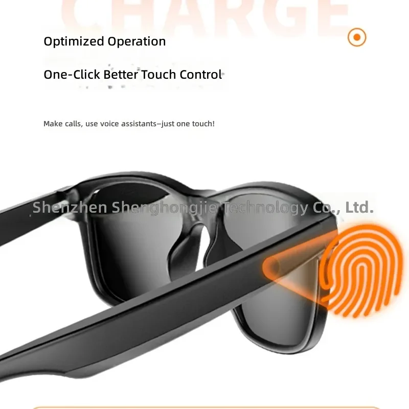 G10 C Bluetooth Smart Glasses OWS Directional Audio Sunglasses UV Protection Open Ear Wireless Headphones for Men Women
