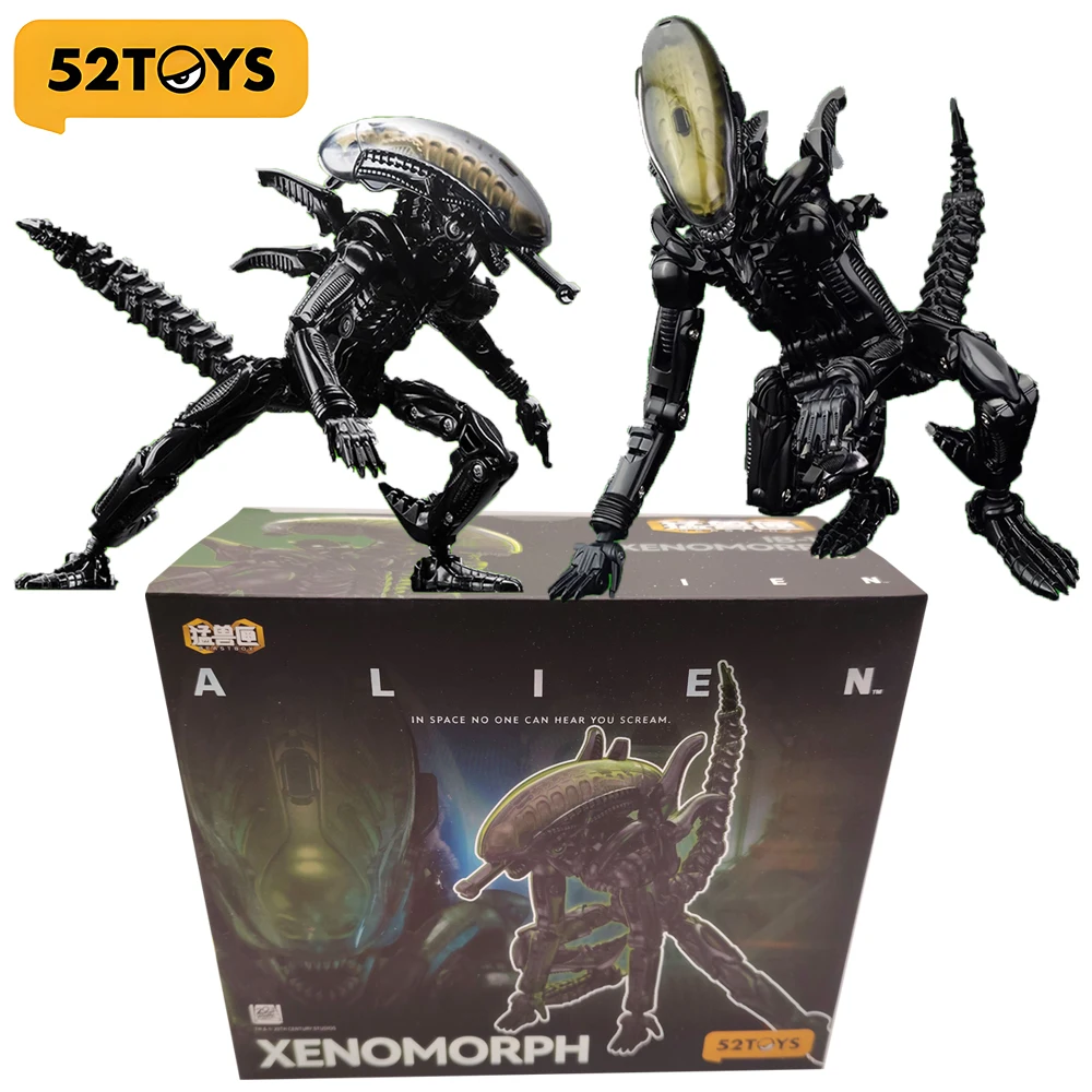 

New Genuine 52Toys Xenomorph IB13 Action Figures Transformable Cube Collectible Model Ornaments Decoration Perfect Kids Gifts