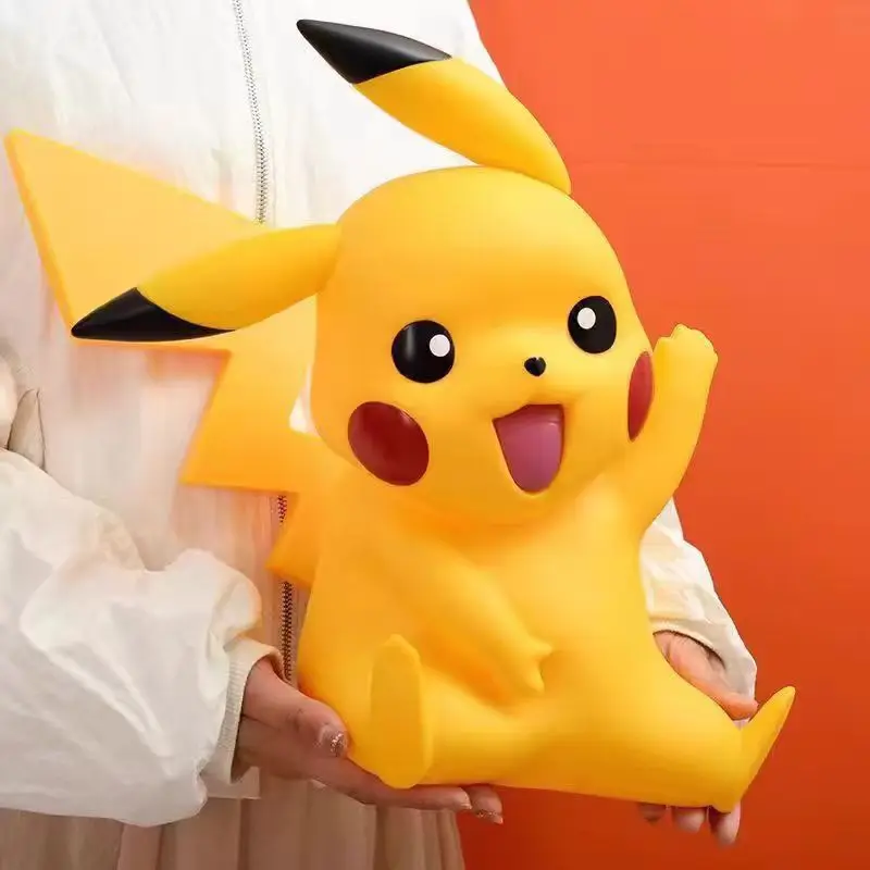 

Pokemon 1:1 Pikachu Action Figure Large Size Anime Pocket Monster Cartoon Figurines Model Statue Decor birthday gift ornaments