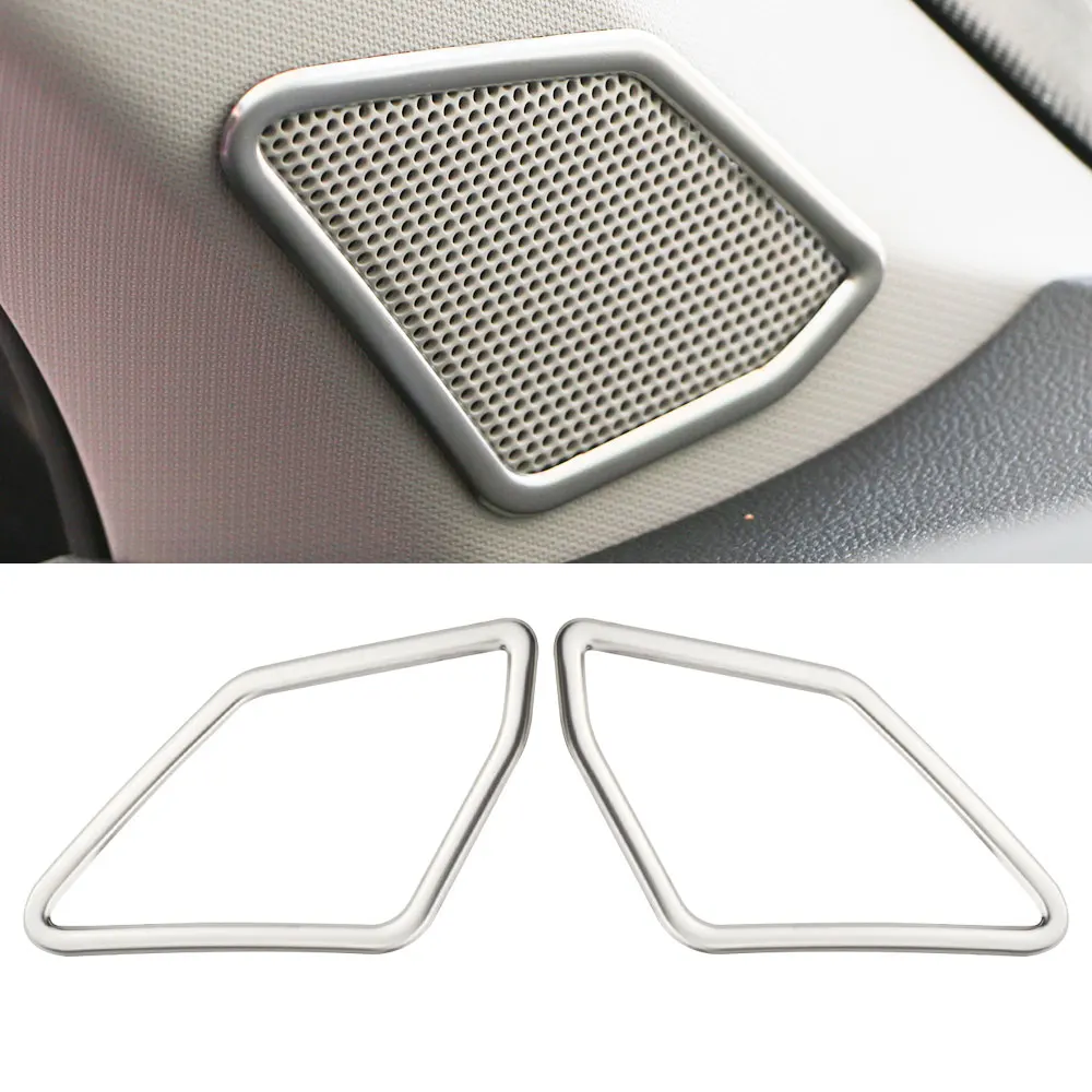 

Для Volkswagen VW T-Roc 2018-2021 (левый руль) — накладка на переднюю стойку, рамка динамика, декоративная накладка, аксессуары для интерьера