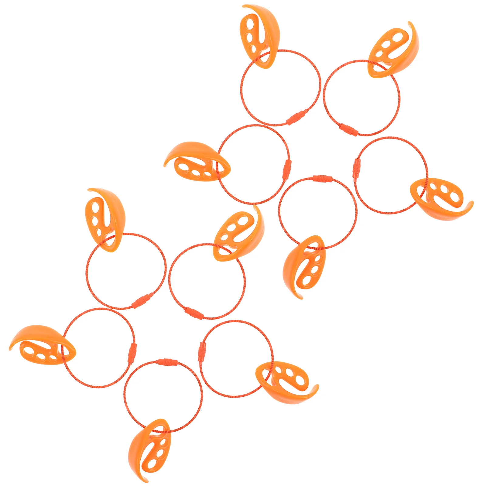 

10Pcs Detachable Sport Disc Accessory Plastic Clamp for Backpack Pants Easy Carry Wearresistant Finish Clips for Hangers