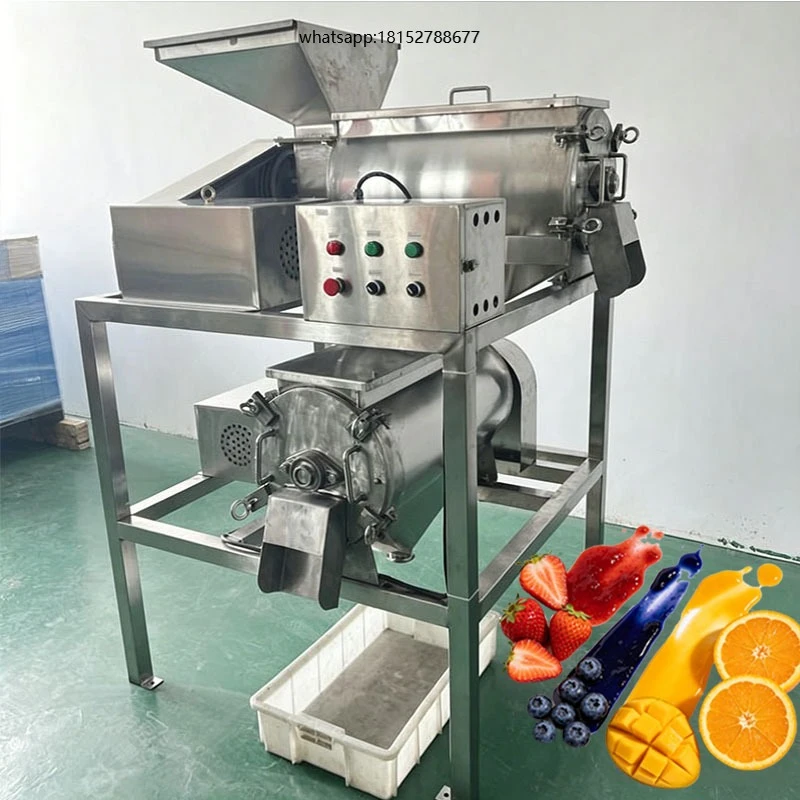 Fruit Pulping Machine, Commercial Mango Seed Removal Pulping Machine