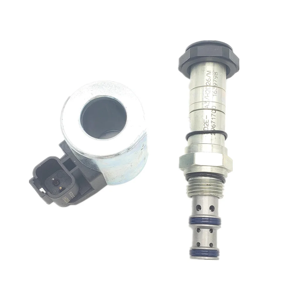 For D2E-A3/H2D26/M 29671700 1639798 SDLG Sany XCMG XE215 245 Pilot Safety Lock Solenoid Valve Coil Road Paver Excavator Parts