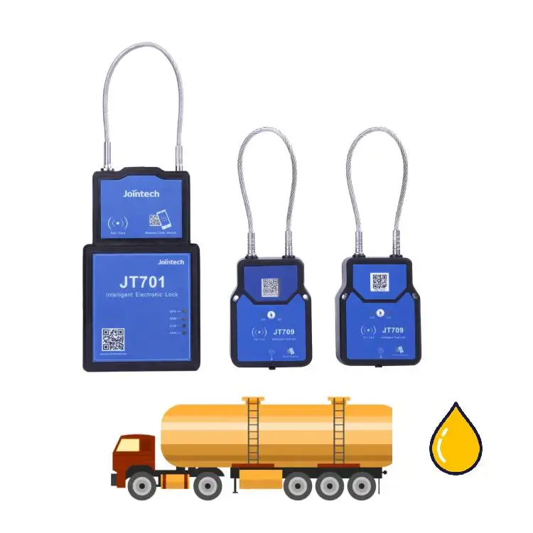 

Jointech JT701 Logistic Delivery Fuel Tank Coover API Coupler Smart GPS Cable Lock for Truck