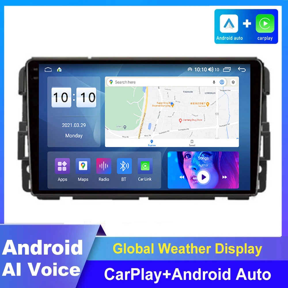 Android 14 radio For Chevrolet Silverado Impala GMC Yukon Acadia Sierra Navigation GPS Car Radio Multimedia Video Player Stereo