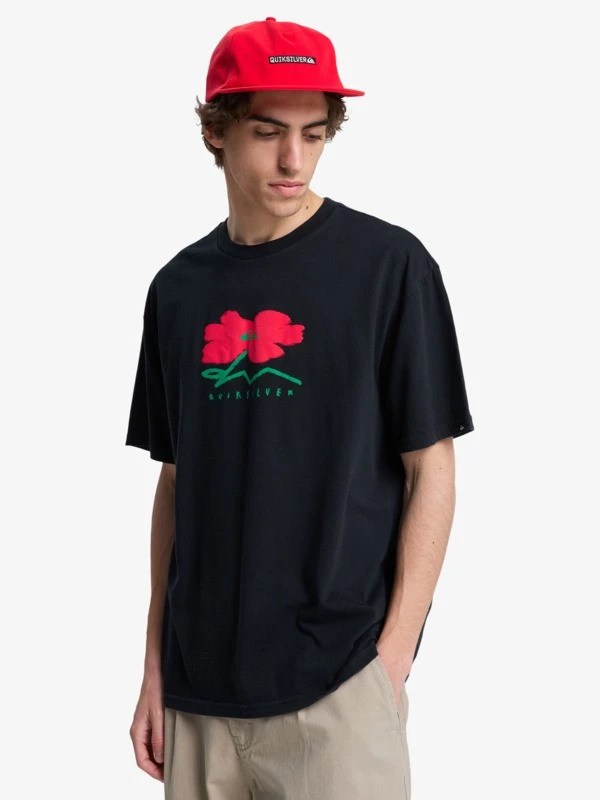 2026 Structured Flower Surfing Outdoor Sports T-Shirt 100% Cotton Graphic Tee Men Women Summer Streetwear Top