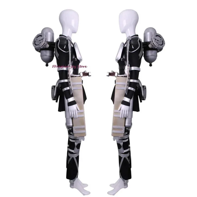 The Final Season 4 Attack on Titan Cosplay Shingeki no Kyojin Team Uniform Levi Eren Costume Harness Armor Halloween Costume