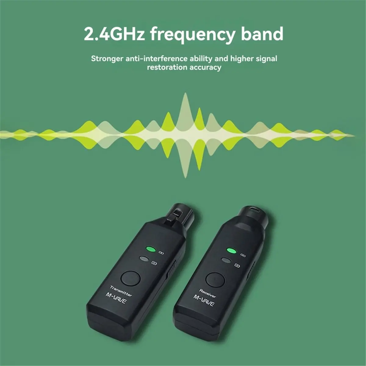 -7 2.4G Wireless Microphone Xlr Transmitter Receiver Wireless Mic System for Dynamic Microphones Dual-Channel