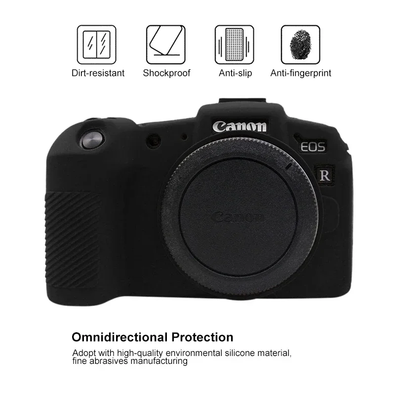 Silicone Rubber Protective Body Skin Case for Canon EOS R /EOS RP SLR Camera Bag Housing protector Cover Soft