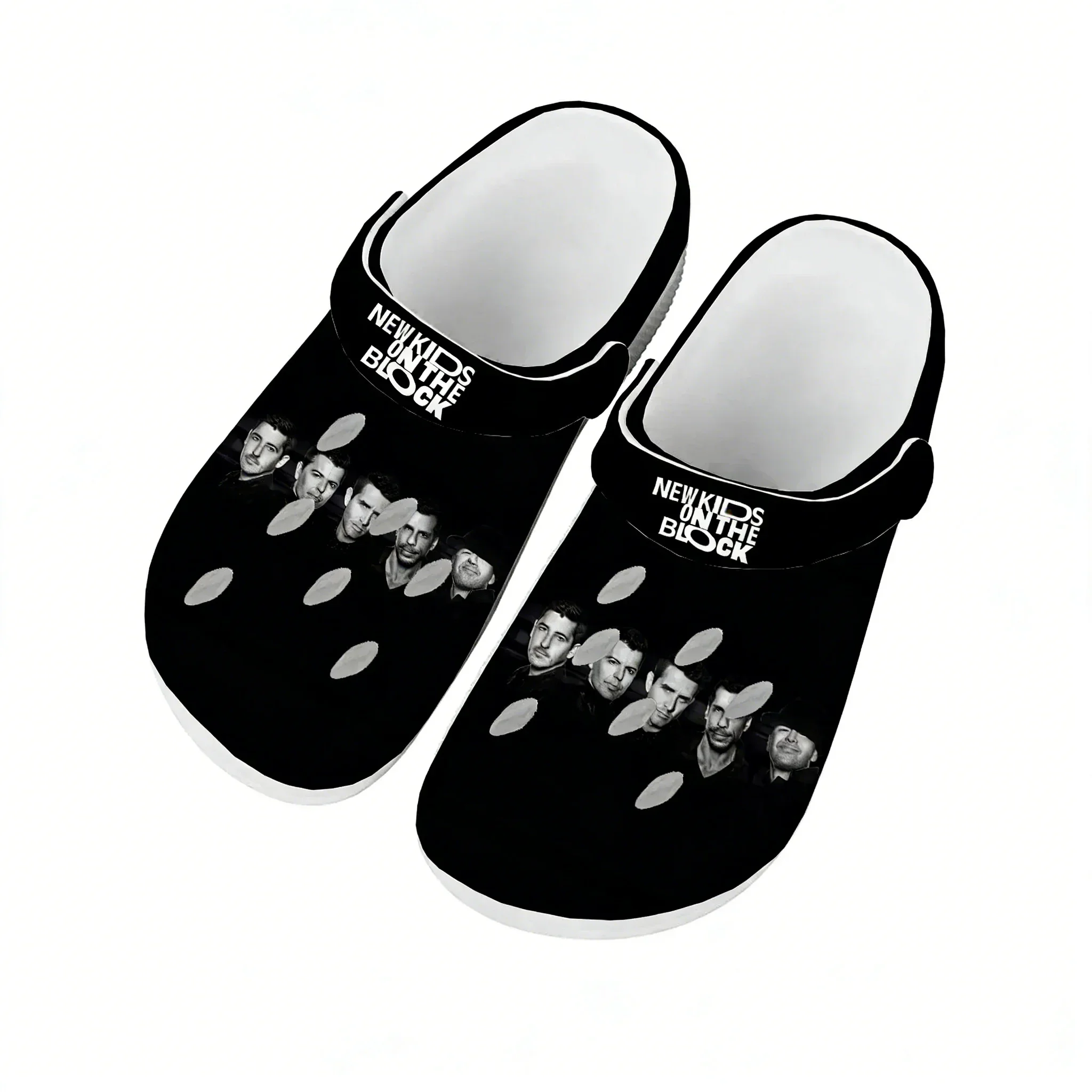 New Kids On The Block Water Shoes Mens Womens Comfortable Home Garden Clogs Customizd Sandals Beach Breathable Hole Slippers