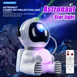 New Galaxy Star Projector Starry Sky Night Light Astronaut Lamp Home Room Decor Decoration Bedroom Decorative Luminaires Gift