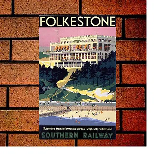 

Fsdva Folkestone винтажные металлические вывески домашний декор