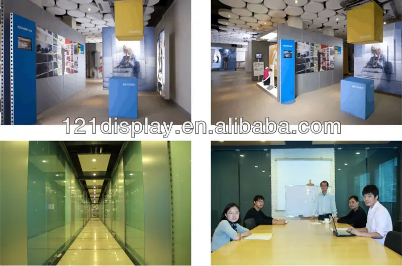 10 x 30 Fuß große modulare Beursstand, einfache Einrichtung und wiederverwendbare Aluminium-Ausstellungskabine mit Grafiken aus Spannstoff