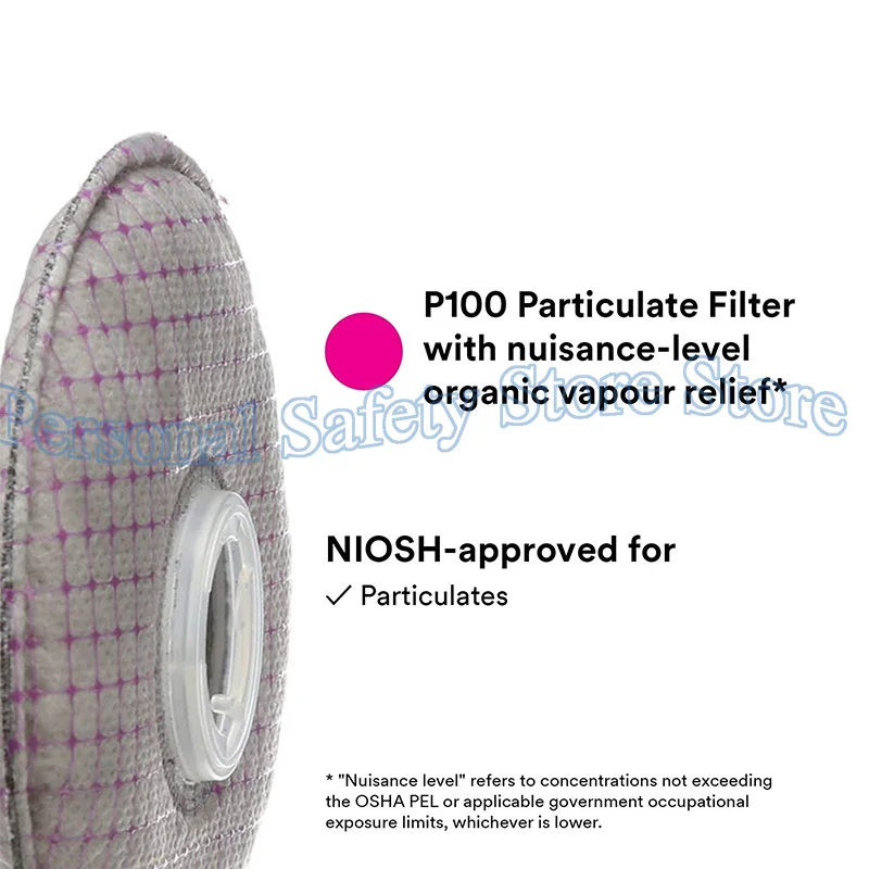 فلتر تنفس متقدم P100 2297 يساعد على الحماية من الزيت والجسيمات غير الزيتية/مستوى التغذية لتخفيف البخار العضوي #4
