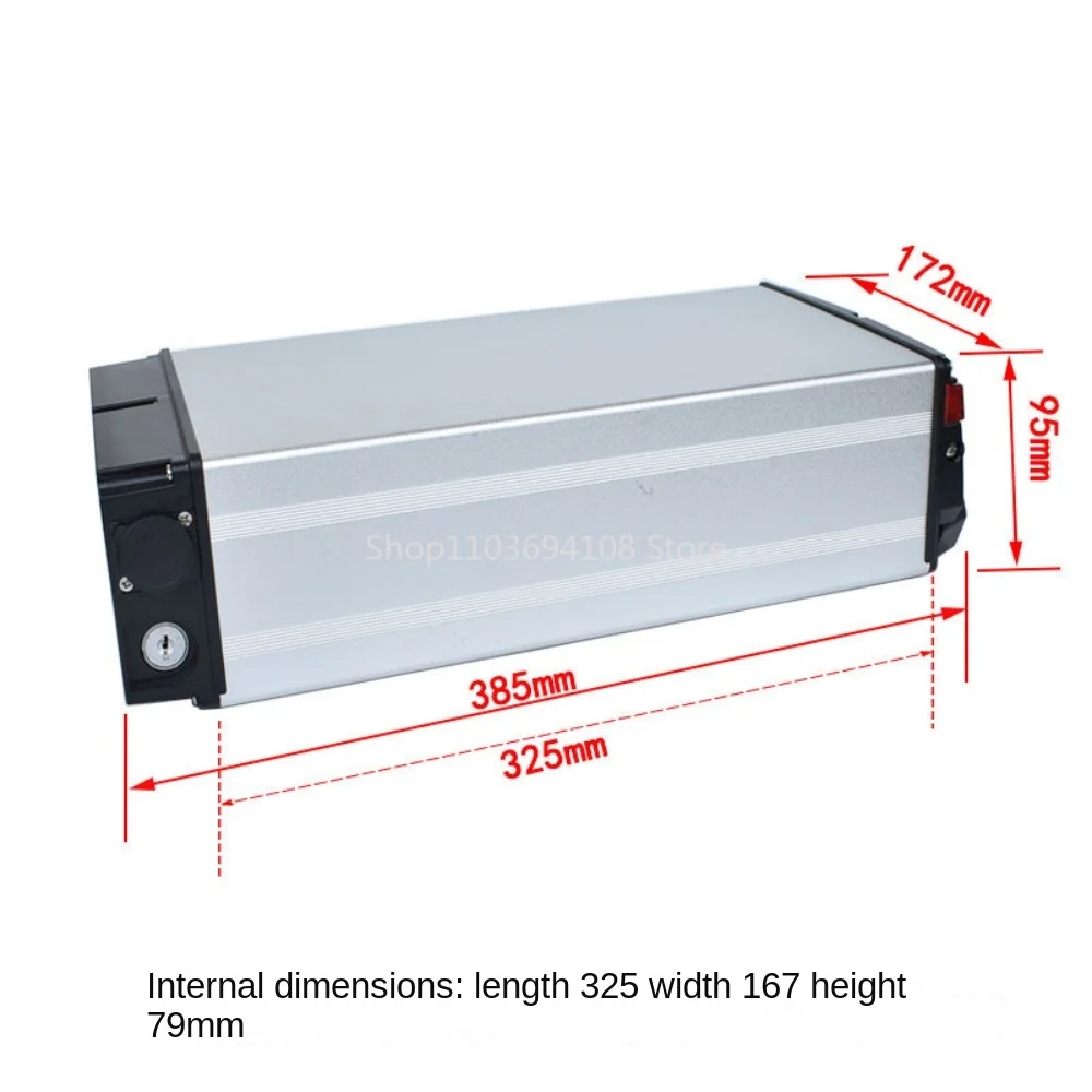 Car Tail Battery Box Lithium Battery Tail Rack Box 48V Rear Shelf Battery Shell