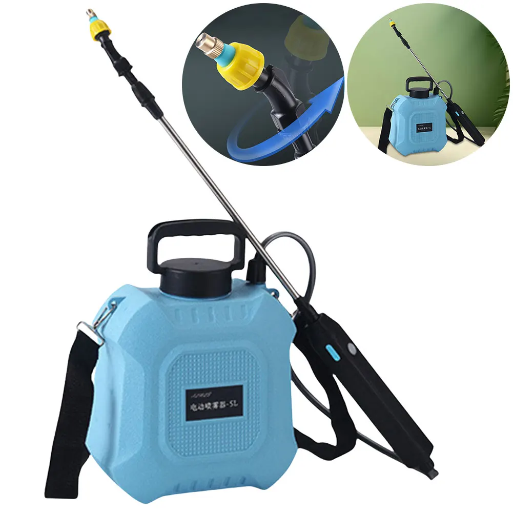

5/8L Battery Powered Sprayer with USB Rechargeable Handle and Retractable Wand Plant Sprayer for Garden Lawn and Other Cleaning