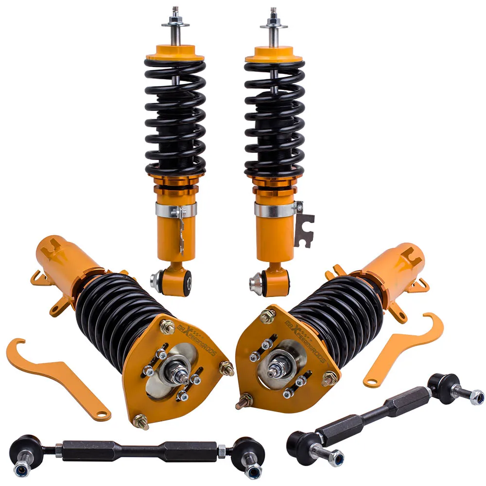 24 Ways Adjustable Damper Coilover Assembly Coilover Kit for Mini Cooper R56 2007-2013 Adj Damper Shock Absorbers