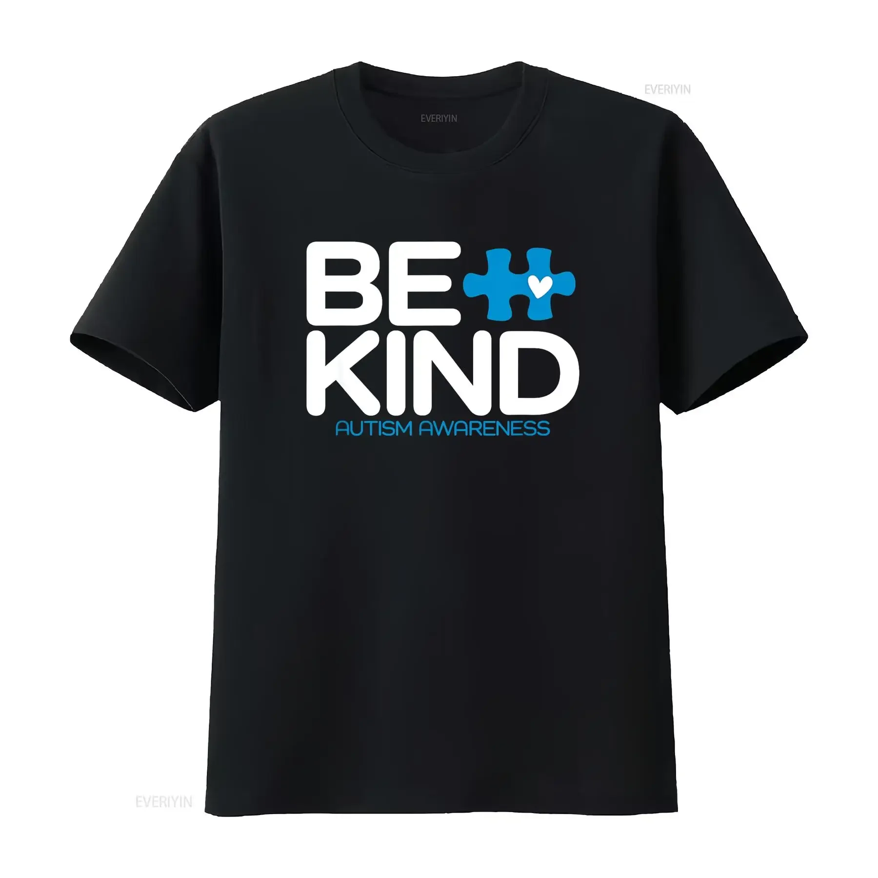 Autism Be Kind T Shirt Kids Awareness vintage Washed Stylish designer clothes Stretched fashion Top For Everyday Wear